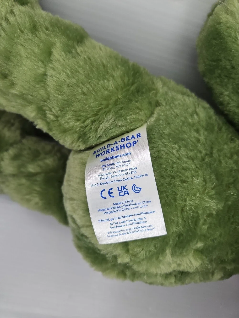 Build-A-Bear Zombie Frog Plush 18